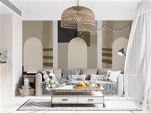 کاغذ دیواری مدرن هنری M10211800
