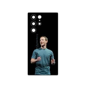 برچسب پوششی ماهوت مدل Mark Zuckerberg مناسب برای گوشی موبایل سامسونگ Galaxy S22 Ultra 5G MAHOOT Cover Sticker for Samsung 