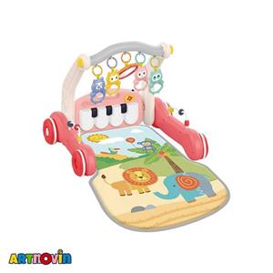 تشک بازی و واکر کودک همراه با آویز و پیانو آیتم 6014