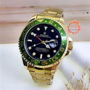 ساعت  مردانه رولکس زه چرخان ساب مارینر  gmt بالاترین کیفیت  قفل تاج دار  Rolex Submariner  gmt