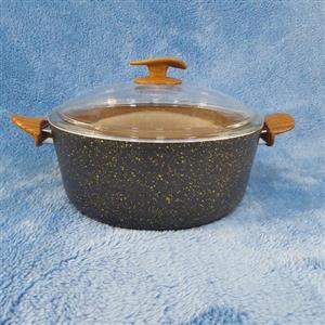 قابلمه گرانیتی سایز 30 اویز  EVIZ مدل سوئینگ مشکی