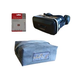 هدست واقعیت مجازی کلاس5 به همراه محتوای3 بعدی و کارت حافظه 32GB  و کیف محافظ