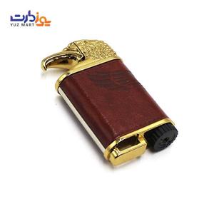 فندک اتمی دور چرمی با طرح عقاب 