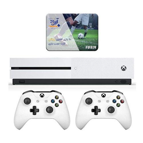 مجموعه کنسول بازی مایکروسافت مدل  Xbox One S ظرفیت 1 ترابایت