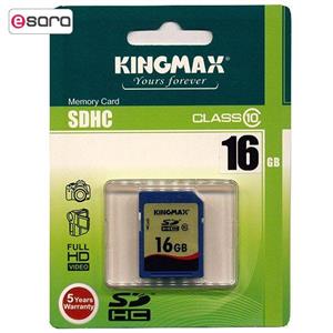 کارت حافظه microSDHC کینگ مکس کلاس 10 به همراه آداپتور SD ظرفیت 16 گیگابایت Kingmax Class 10 microSDHC With Adapter - 16GB