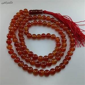 تسبیح عقیق قرمز کد{19}