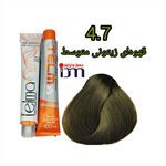 رنگ موی تلما شماره (4.7) قهوه ای زیتونی متوسط