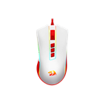 موس گیمینگ ردراگون Redragon COBRA M711C WHITE RED