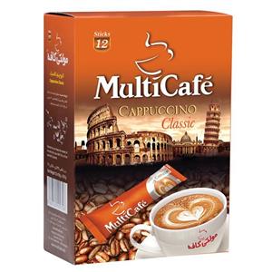 کاپوچینو مولتی کافه بسته 12 عددی Multi Coffee Cappuccino Pack of 12