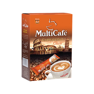 کاپوچینو مولتی کافه بسته 12 عددی Multi Coffee Cappuccino Pack of 12