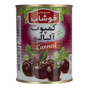 کمپوت آلبالو خوشاب مقدار 350 گرم Khoushab Sourcherries Compote 350 gr