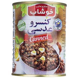 کنسرو عدسی خوشاب مقدار 350 گرم Khoushab Canned Lentil gr 