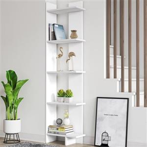 کتابخانه مدل Corner Bookcase کاتن مدل 103558