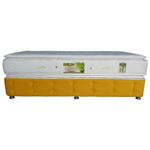 تخت خواب یک نفره مدل zatol90 سایز 200 × 90 سانتی متر به همراه تشک کاتن مدل 103270