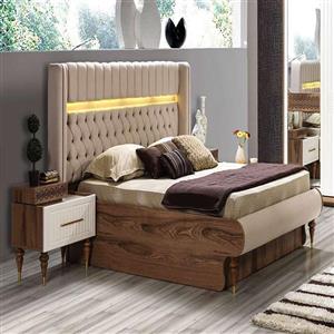 سرویس تخت خواب مدل رونیکس دو نفره شش تکه کاتن مدل 103431