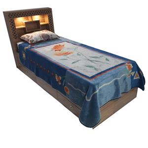 تخت خواب یکنفره مدل کندو کد 316 سایز 90x200 سانتی متر کاتن مدل 103399