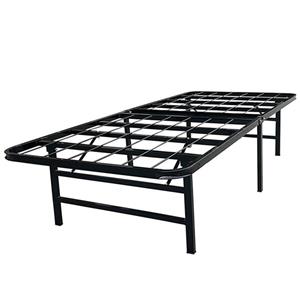 کفی تخت خواب مدل تاشو پایه بلند تکنفره سایز 195×75 سانتی متر کاتن مدل 103445