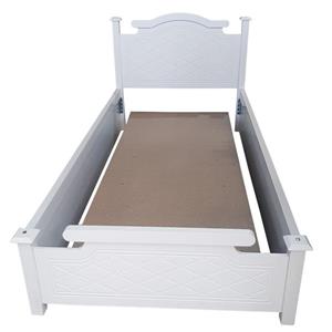 تخت خواب یکنفره مدل برنا کد BRA01 سایز 200x90 سانتی متر کاتن مدل 103397