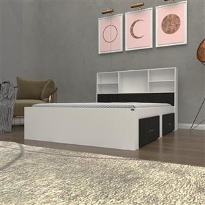 تخت خواب دو نفره اعیان مدل FH276 سایز 160x200 سانتی متر کاتن مدل 102561