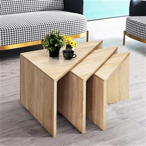 میز عسلی مدل DLF53L مجموعه 3 عددی کاتن مدل 100288