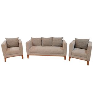 مبل راحتی 5 نفره مبلمان الماس سیاه مدل مینیمال کاتن مدل 100546