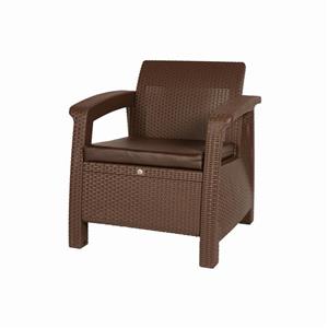 مبل یک نفره حصیری کاتن مدل 100692