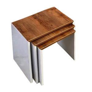 میز عسلی مدل چوبی کد 05 مجموعه 3 عددی کاتن مدل 2121
