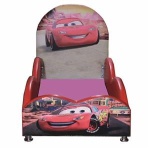 تخت خواب نوجوان یک نفره طرح هلالی مدل مک کویین سایز 91x196 سانتی متر کاتن مدل 1530