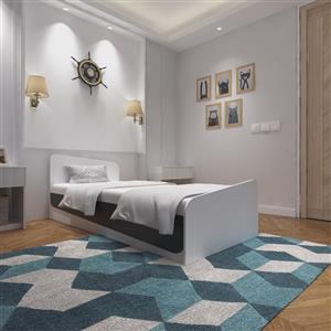 تخت خواب یکنفره اعیان مدل FH299 سایز 90x200 سانتی متر کاتن مدل 1584