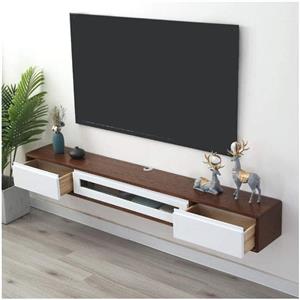 میز تلویزیون دیواری کاتن با طراحی ساده مدل 432