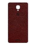 ماهوت برچسب ماهوت مدل Brown-Natural-Leather مناسب ONEPLUS 3