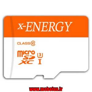 کارت حافظه microSDXC ایکس انرژی مدل IPM کلاس 10 استاندارد U3 سرعت 80MBps ظرفیت 64 گیگابایت