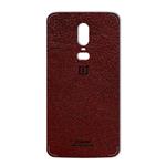 ماهوت برچسب ماهوت مدل Brown-Natural-Leather مناسب ONEPLUS 6