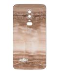 ماهوت برچسب ماهوت مدل Brown-Vain-Cut-Marble مناسب ONEPLUS 6