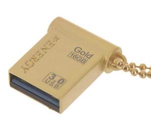 فلش مموری ایکس-انرژی مدل USB2.0 Gold ظرفیت 16 گیگابایت x-Energy USB2.0 Gold Flash Memory 16GB