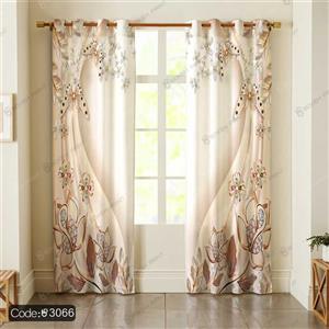 پرده چاپی گل مروارید سه بعدی کد 3066