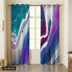 پرده چاپی سنگی اسپرت بنفش کد 3158