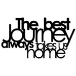 استیکر چوبی آتینو طرح Best Journey