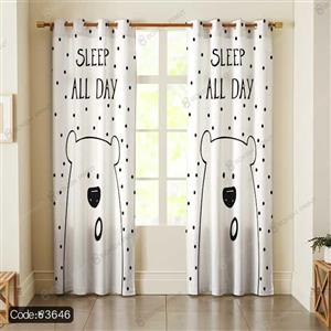 پرده خرس مینیمال کد 3646