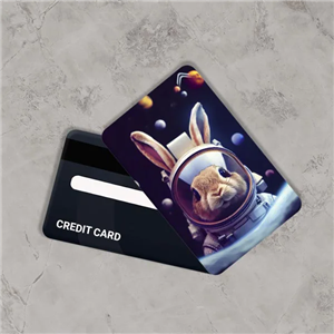 استیکر کارت بانکی مدل فانتزی خرگوش کد CAB813-K 