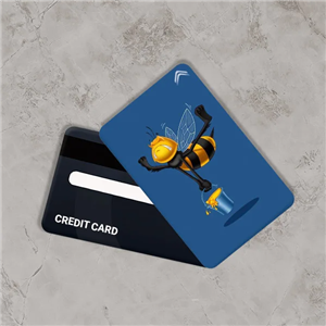 استیکر کارت بانکی مدل فانتزی زنبور کد CAB707-K 