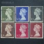 ست تمبر های ملکه الیزابت ۱۹۷۰ بریتانیا