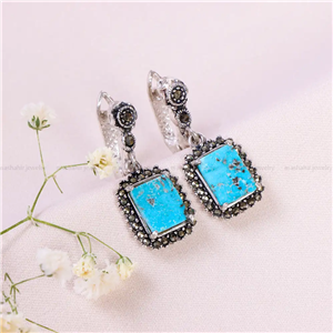 گوشواره فیروزه زنانه کد 14812