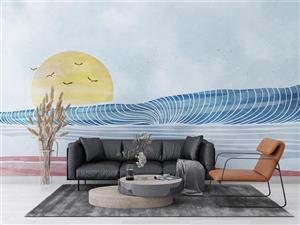 پوستر دیواری دریا و خورشید M10147400 