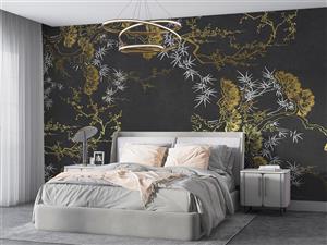 کاغذ دیواری لاکچری برگ و بوته M10270700