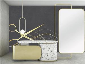 کاغذ دیواری آرایشگاه زنانه M10269500