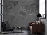 کاغذ دیواری نقشه جهان بزرگ M10267100