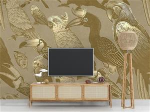کاغذ دیواری لاکچری پرنده M10251500