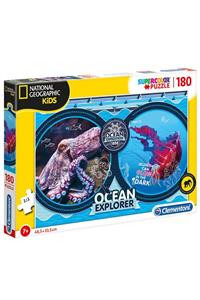 کلمنتونی 29205 National Geographic Kids Ocean Expedition 180 Piece Puzzle S28988