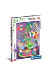 کلمنتونی - 104 Piece Glitter Puzzle Fairy Tales Time 20180 0001999480001